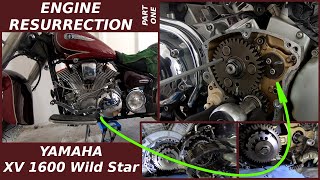 Yamaha XV 1600 Wild Star - Engine Resurrection Part 1 (HD/4K)