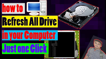 how to Refresh All Hard Drive in your Computer Just one Click