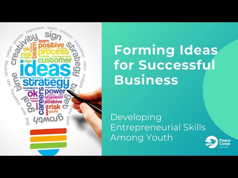 იდეების ფორმირება წარმატებული ბიზნესისთვის / Forming Ideas for Successful Business