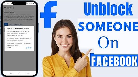 How To Unblock Someone On Facebook 2025