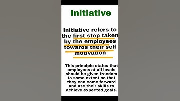 Initiative  (Fayol