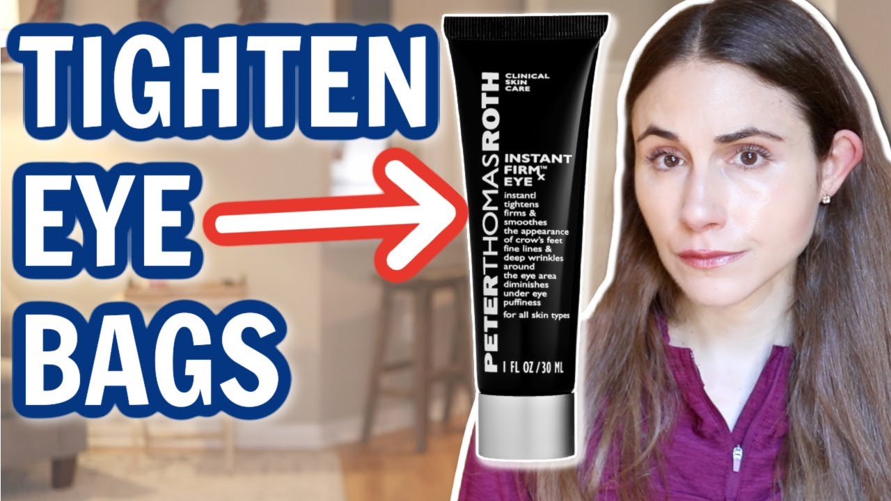 How To Tighten Skin Under Eyes HOW TO TIGHTEN UNDER EYE SKIN // DERMATOLOGIST @DrDrayzday - YouTube