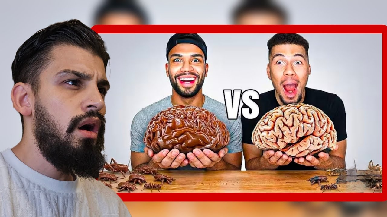 SCHOKO ESSEN VS ECHTES ESSEN [ Marvin und Kelvin Reaction ]