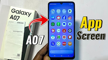 Samsung Galaxy A07: How to Enable or Disable App Screen (App Drawer)