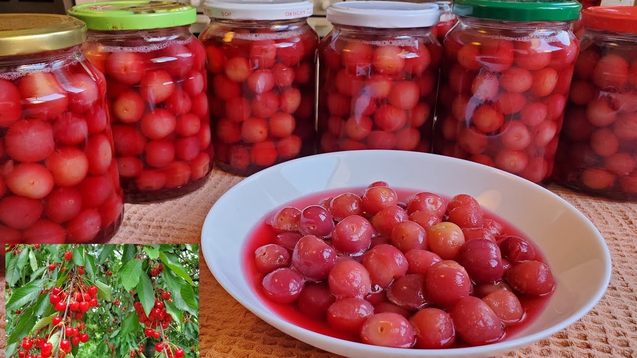 Компот из черешни❤️ Быстро, просто и очень вкусно🍒 Летний рецепт | Cesminaz