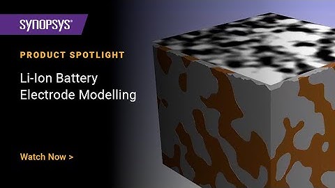 Li-ion Battery Electrode Modelling