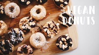 EASY & HEALTHY VEGAN DONUTS//Veganize It!