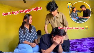 Heart attack prank on Girlfriend 😱 | Ritika panic hogyi 😭