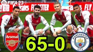 FIFA 23 - MESSI, RONALDO, MBAPPE, NEYMAR, ALL STARS | ARSENAL VS MAN CITY | PREMIER LEAGUE !