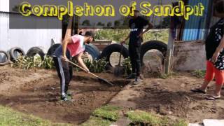 Kinder Start Application And Building Of Sandpit