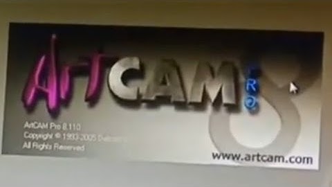 Artcam error message stop for windows 7 & windows