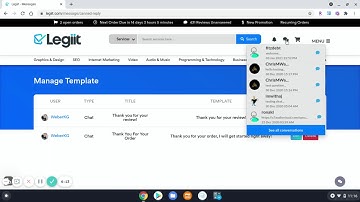 Premium Seller On Legiit | Using Canned Messages