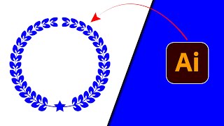 How To Create a Laurel Wreath Vector | Laurel Wreath Vector Design in Adobe Illustrator