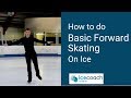 Ice Skating Tutorial - How to do Basic Forward Skating On Ice