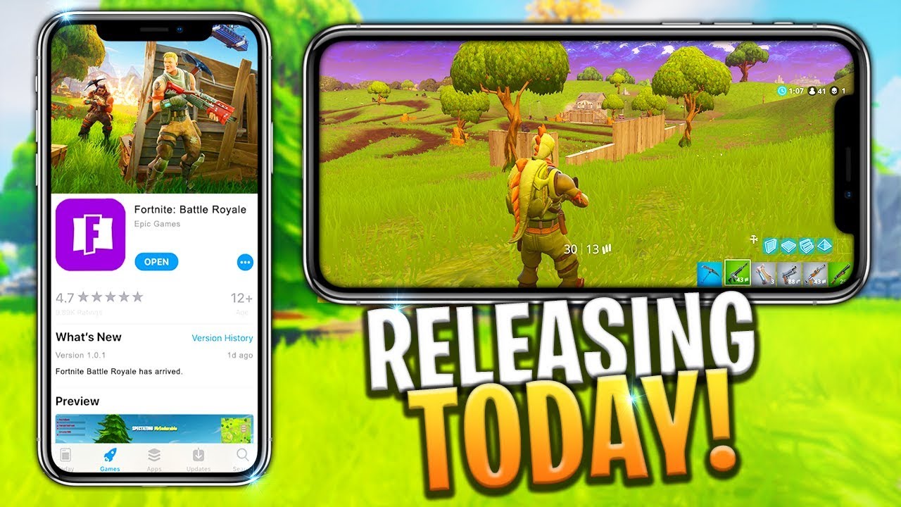 FORTNITE MOBILE RELEASE! HOW TO GET A CODE! iOS/ANDROID ...