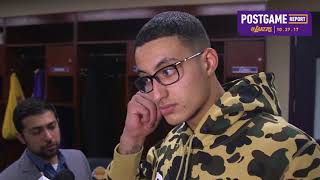 Kyle Kuzma Postgame Interview - Raptors vs Lakers - October 27, 2017 - 2017-18 NBA season