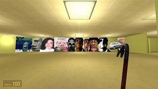 Unlimited nextbots in backrooms garrys mod !! 💀💀 #snpc