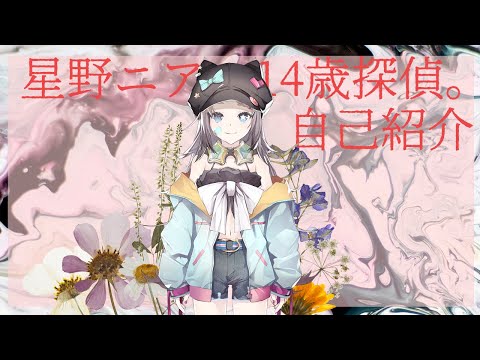 星野ニア、14歳探偵。自己紹介します