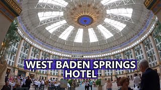 Our West Baden Springs Hotel Tour: The Atrium, Restaurants, Pools, Springs, & Sunken Garden