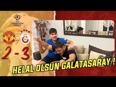 FANATİK FENERBAHÇELİLER GALATASARAY MANCHESTER UNİTED MAÇINI İZLERSE -MANCHESTER UTD 2-3 GALATASARAY