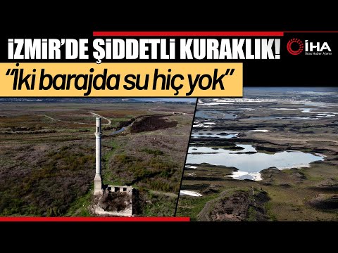 İzmir’in Barajları Alarm Veriyor, Su Seviyesi  Bir Yıl İçinde 10  Geriledi!