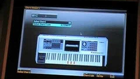 Fantom-G Chord Memory