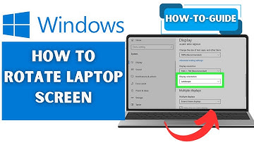 How To Rotate Laptop Screen | Quick Tutorial