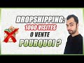 Shopify  des visites mais pas de vente en dropshipping 