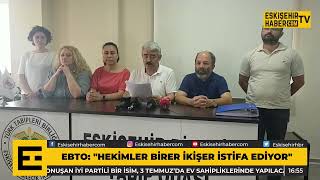 Ebto Heki̇mler Bi̇rer İki̇şer İsti̇fa Edi̇yor 06.06.2022