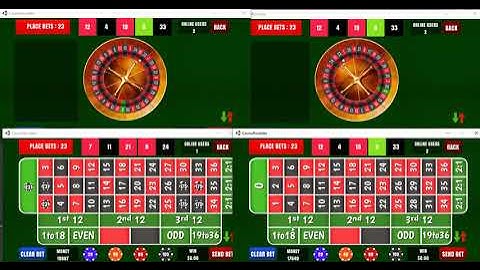 Roulette Multiplayer Game with rooms - Full Code Unity Asset