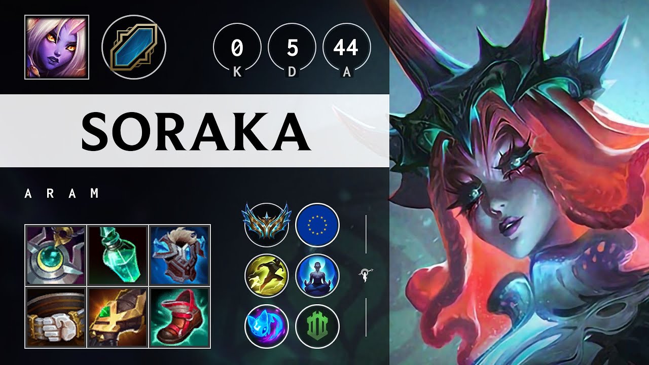 Soraka ARAM - EUW Challenger Patch 25.20 - YouTube