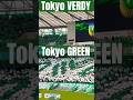 【東京ダービーコレオグラフィー】『TOKYO GREEN』（東京ヴェルディ）味の素スタジアム
