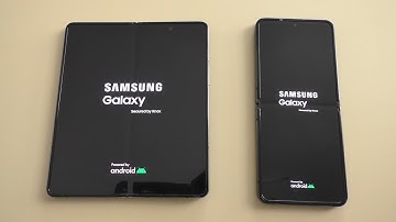 Samsung Galaxy Z Fold4 vs Z Flip4 Bootanimation