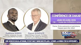 Conférence de Dakar Autonomie patriotisme et monde multipolaire l'Afrique à la conquête de sa souver