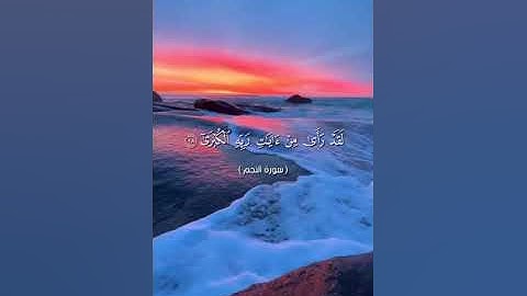 سورة النجم من آية 14 إلى آية 22 بصوت الشيخ ياسر الدوسري♥♥