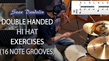 3 Essential Double Handed Hi Hat Exercises to Improve your 16th Note Grooves