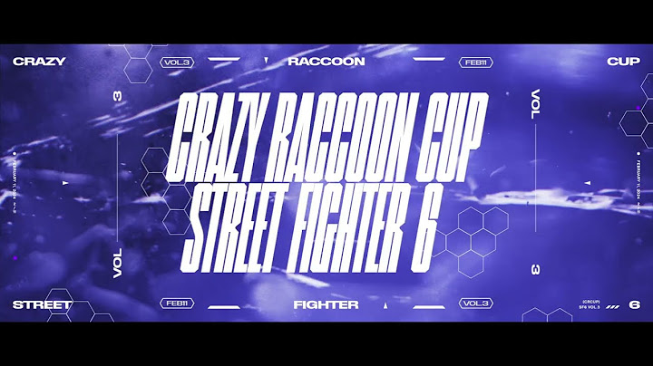 Crazy Raccoon Cup Street Fighter 6  Vol.3  - オープニング映像