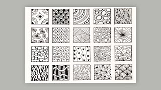 How to Get Started as a Zentangle Beginner – Tangle List