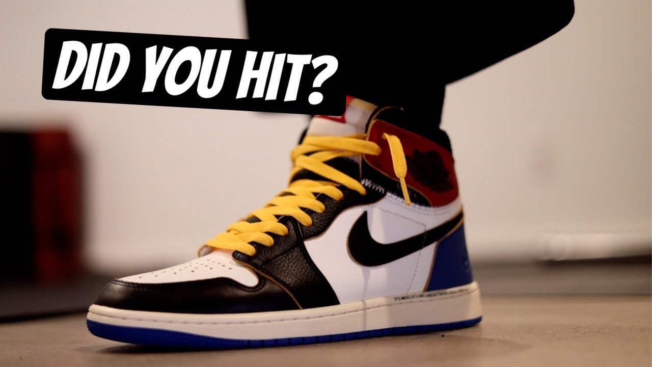 Jordan 1 Retro High OG SP Fragment x Union LA Varsity Red Sport