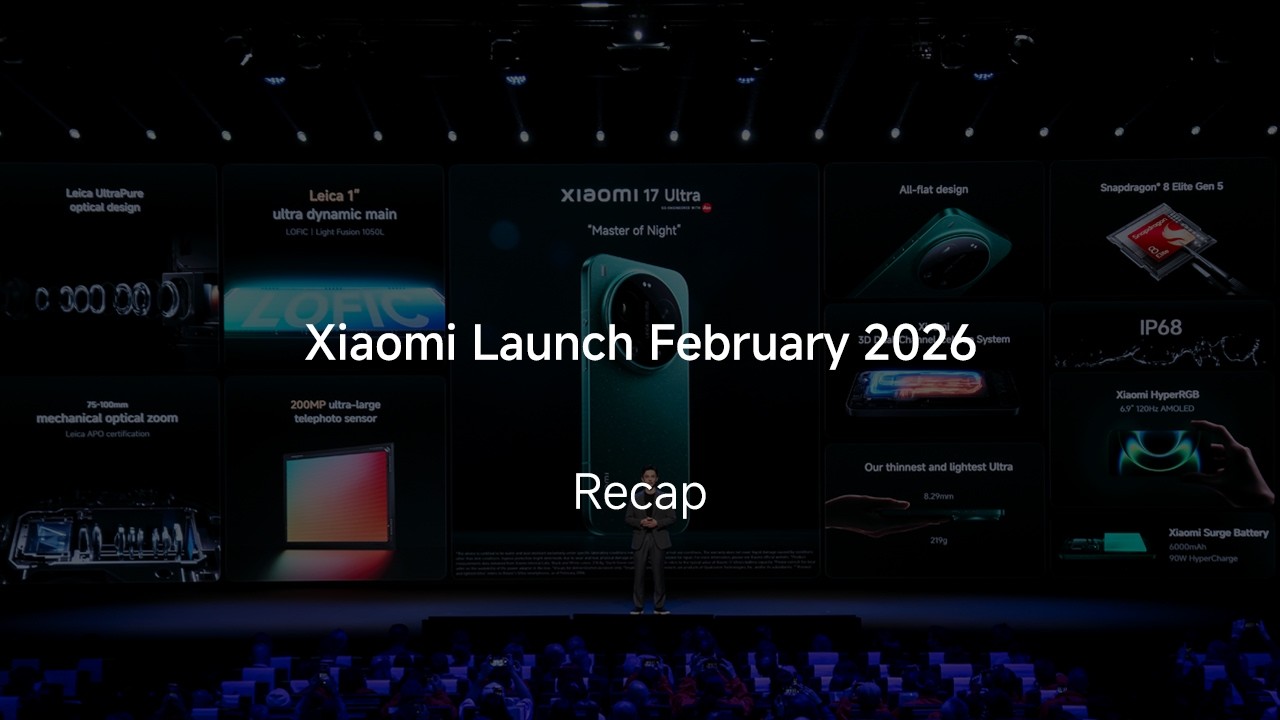 Xiaomi Launch February 2026 | Recap