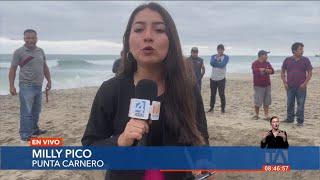 Posible meteorito cayó en la playa de Punta Carnero, en Santa Elena
