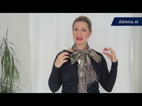 Video: Naučite vezati prekrasan šal oko vrata