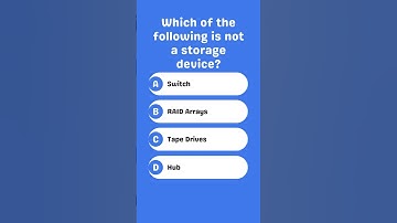 Which of the following is not a storage device?