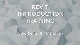 Setup New Default Template File In REVIT