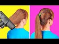 TRUCOS PARA EL PELO Y PEINADOS GENIALES|| Consejos y trucos para el pelo para lucir guapa siempre