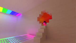 Minecraft Messing Around With Colored Glass With Kelly's RTX.