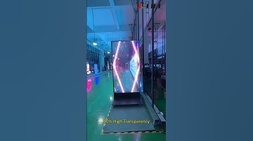 How to install film transparent led screen?