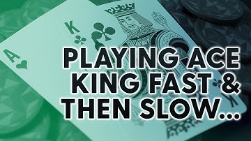 Ace King Played Slow (Then Fast) | SplitSuit