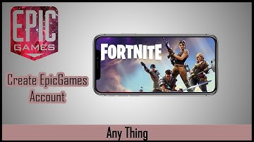 How to create Epic game account