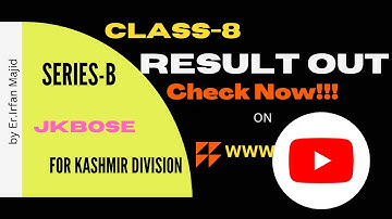 JKBOSE Class 8th Result Out Now| 2023 Check Now||#jkbose #viral #viralvideo